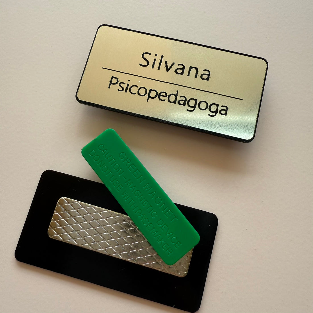 Broche botton crachá Magnético Personalizado escovado