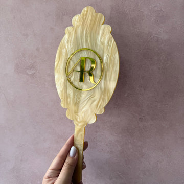 Espelho personalizado detalhado acrílico madreperola