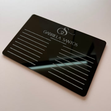 Placa organizadora de cílios lash designer personalizada