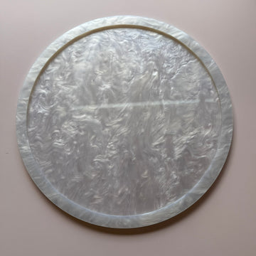 Bandeja redonda acrílica