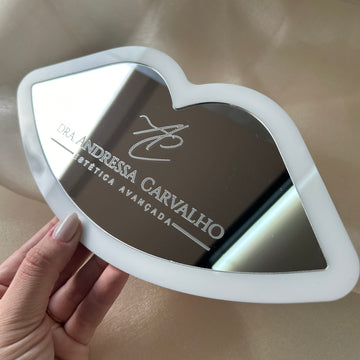 Bandeja boca espelhada personalizada