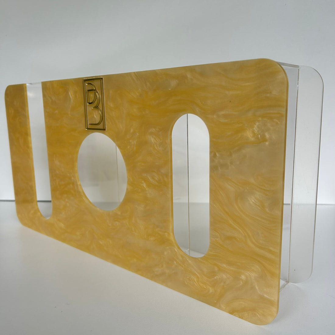 Organizador de toucas, máscaras e luvas SUPORTE TRIPLO acrílico personalizado clinica studio