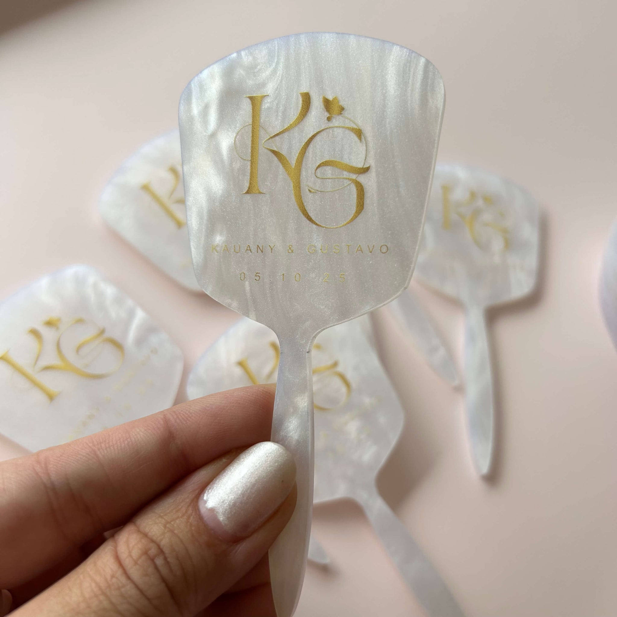 Espelho de bolsa KIT COM 10 formato MINI COMUM acrílico beleza maquiagem mimo presente